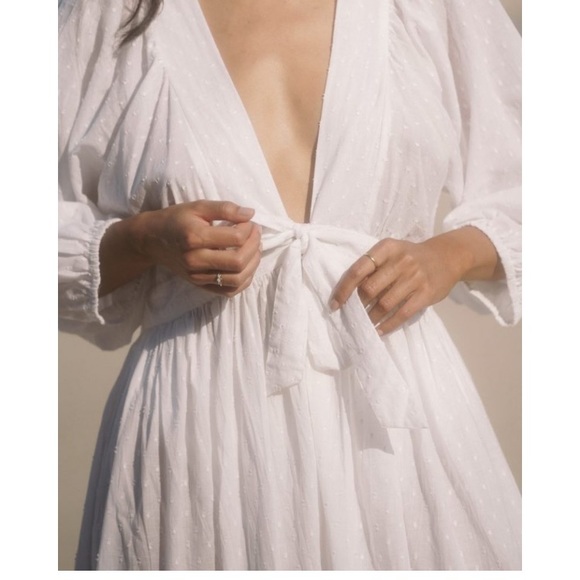 Stunning and feminine maternity Saffron Lane robe dress size S/M - Picture 3 of 10